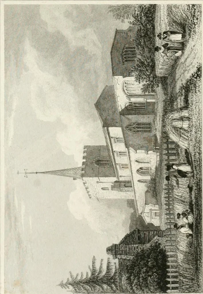 An illustration from Views of the most interesting collegiate and parochial churches in Great Britain; including screens, fonts, monuments .., 1824, leaf 127