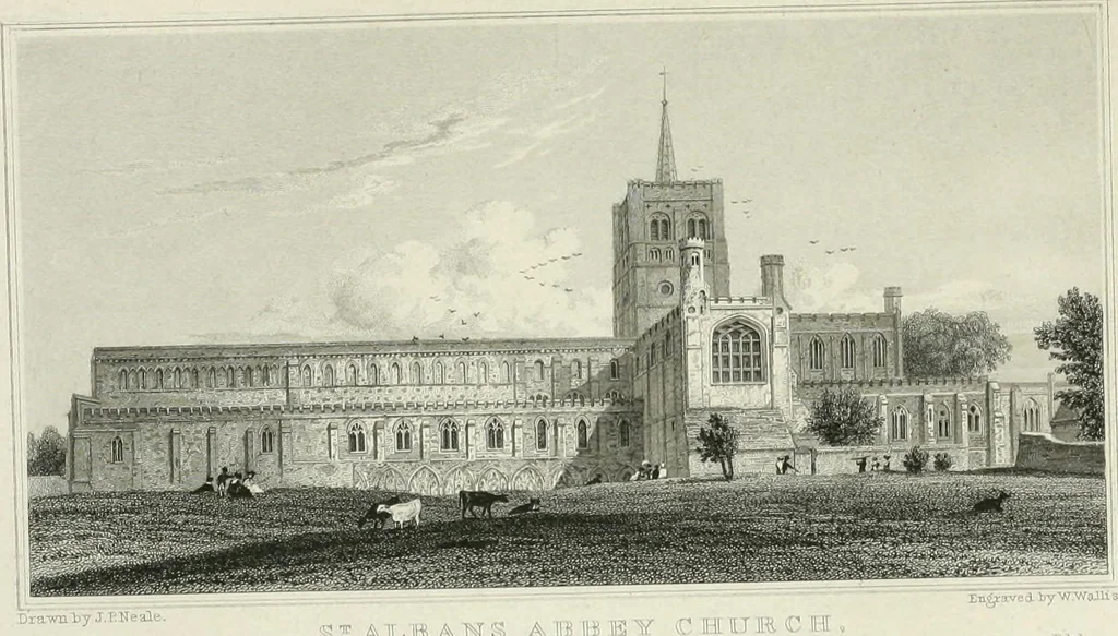 An illustration from Views of the most interesting collegiate and parochial churches in Great Britain; including screens, fonts, monuments .., 1824, leaf 138