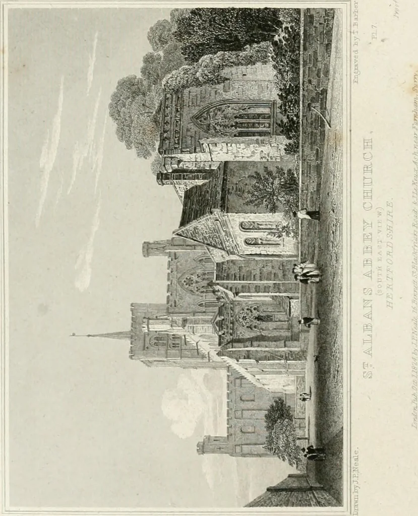 An illustration from Views of the most interesting collegiate and parochial churches in Great Britain; including screens, fonts, monuments .., 1824, leaf 163