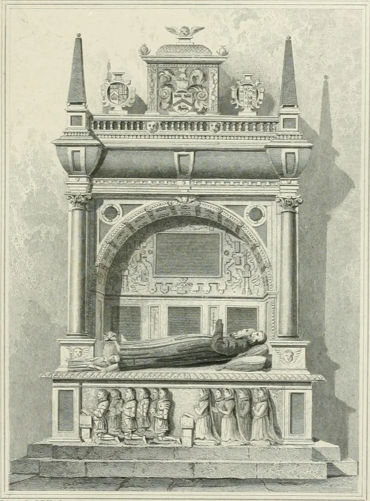 An illustration from Views of the most interesting collegiate and parochial churches in Great Britain; including screens, fonts, monuments .., 1824, leaf 174
