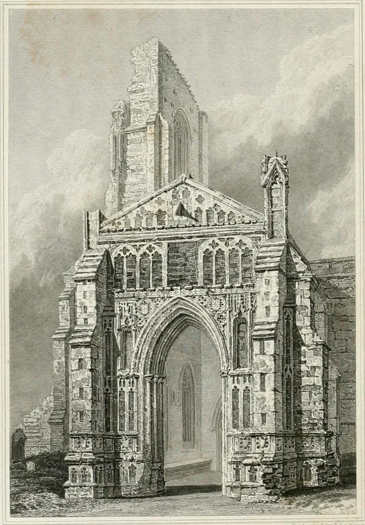 An illustration from Views of the most interesting collegiate and parochial churches in Great Britain; including screens, fonts, monuments .., 1824, leaf 189