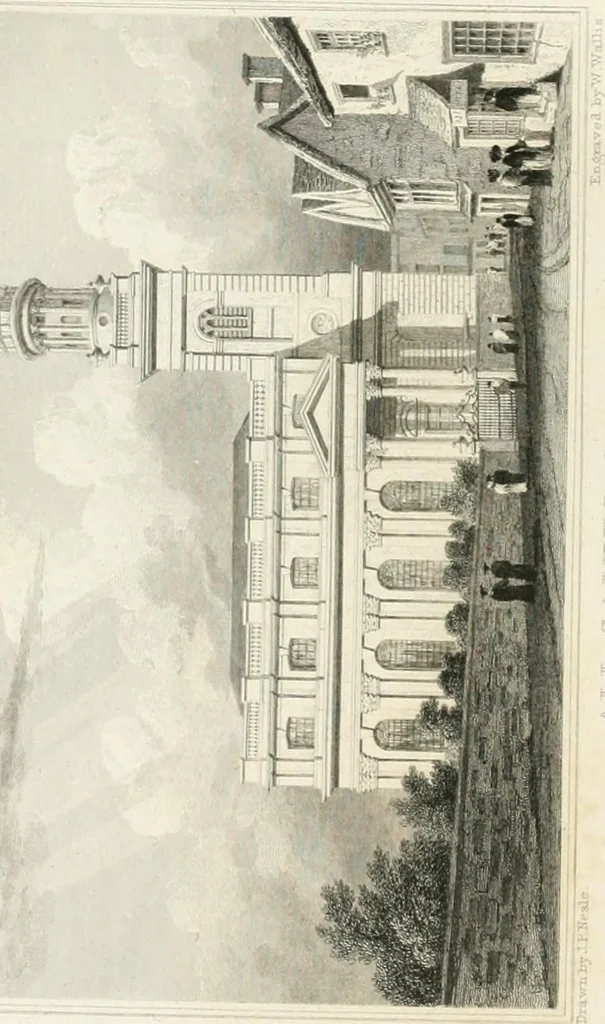 An illustration from Views of the most interesting collegiate and parochial churches in Great Britain; including screens, fonts, monuments .., 1824, leaf 239