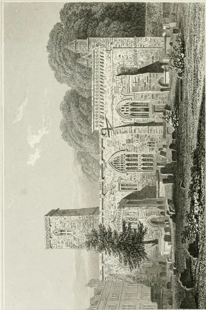 An illustration from Views of the most interesting collegiate and parochial churches in Great Britain; including screens, fonts, monuments .., 1824, leaf 243
