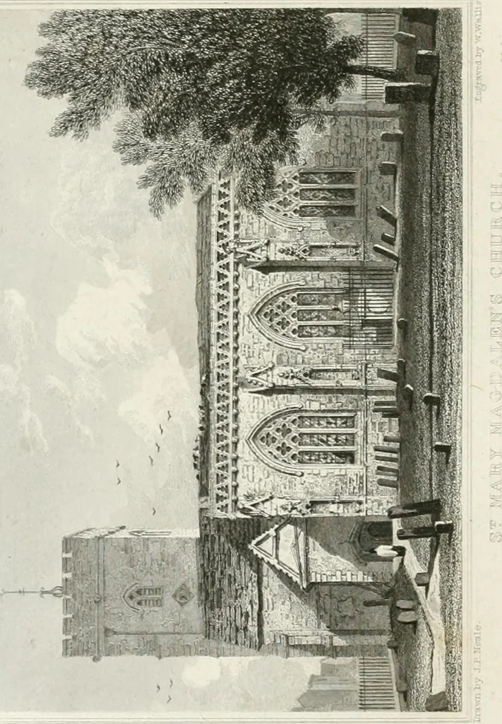 An illustration from Views of the most interesting collegiate and parochial churches in Great Britain; including screens, fonts, monuments .., 1824, leaf 251