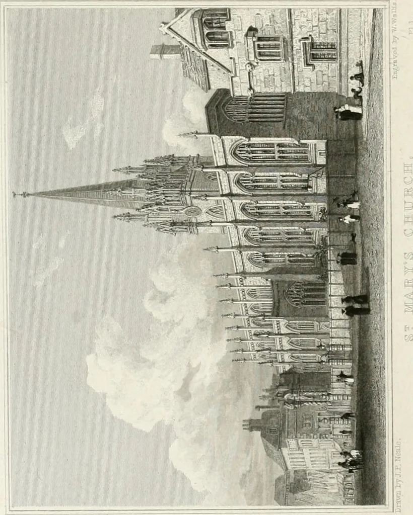 An illustration from Views of the most interesting collegiate and parochial churches in Great Britain; including screens, fonts, monuments .., 1824, leaf 257
