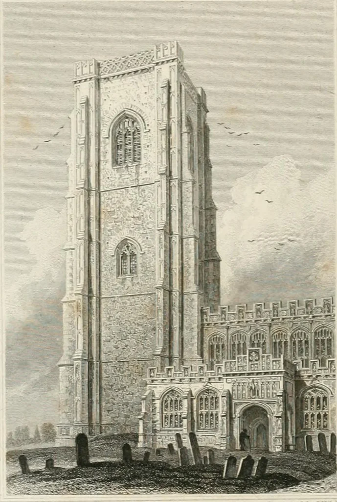 An illustration from Views of the most interesting collegiate and parochial churches in Great Britain; including screens, fonts, monuments .., 1824, leaf 289