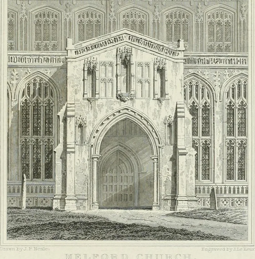 An illustration from Views of the most interesting collegiate and parochial churches in Great Britain; including screens, fonts, monuments .., 1824, leaf 308
