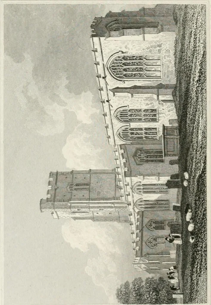 An illustration from Views of the most interesting collegiate and parochial churches in Great Britain; including screens, fonts, monuments .., 1824, leaf 339