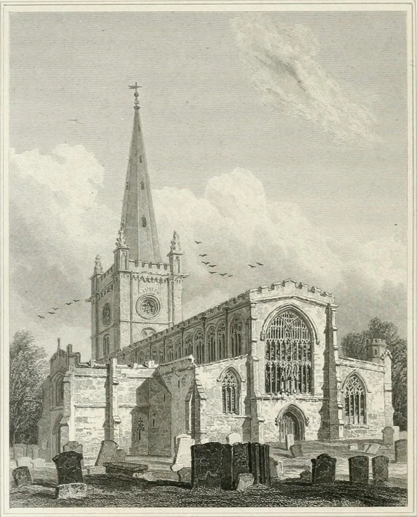 An illustration from Views of the most interesting collegiate and parochial churches in Great Britain; including screens, fonts, monuments .., 1824, leaf 359