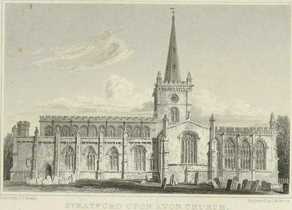 An illustration from Views of the most interesting collegiate and parochial churches in Great Britain; including screens, fonts, monuments .., 1824, leaf 362
