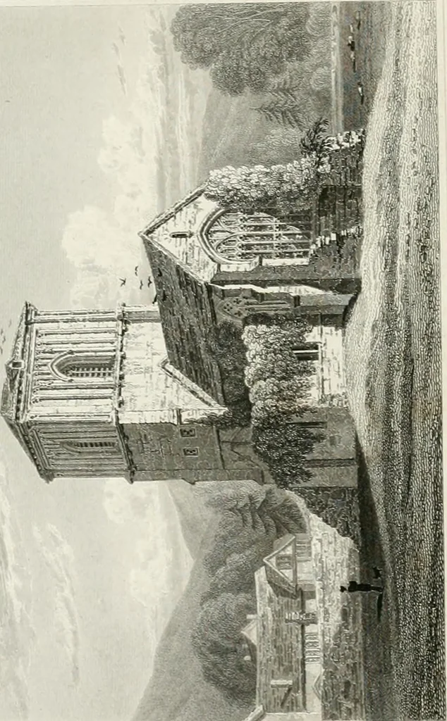 An illustration from Views of the most interesting collegiate and parochial churches in Great Britain; including screens, fonts, monuments .., 1824, leaf 407