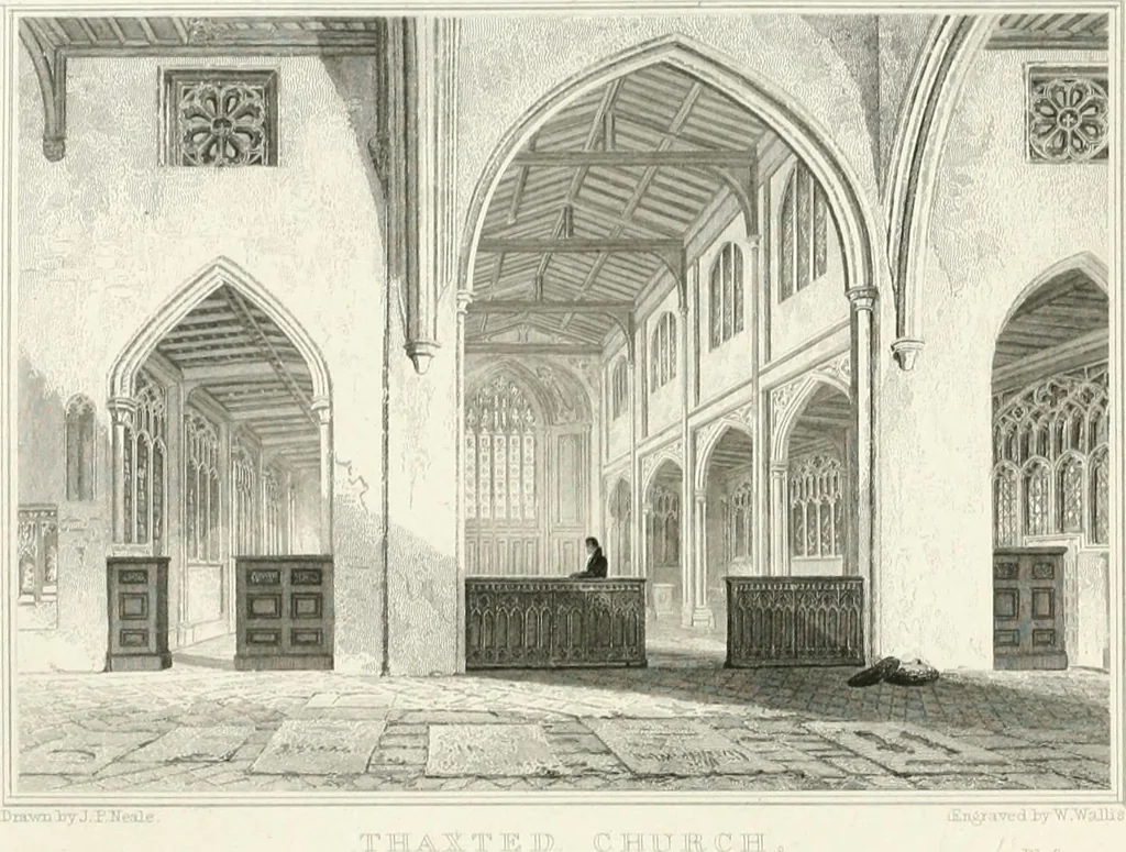 An illustration from Views of the most interesting collegiate and parochial churches in Great Britain; including screens, fonts, monuments .., 1824, leaf 51