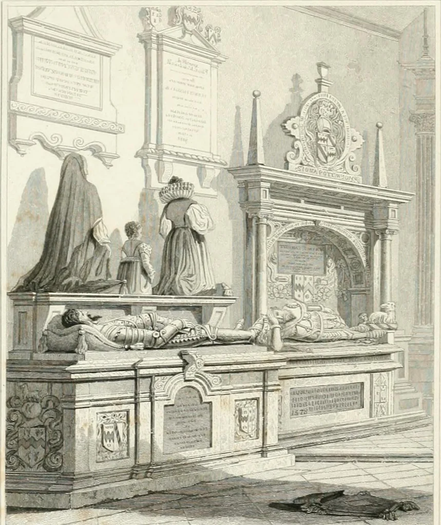An illustration from Views of the most interesting collegiate and parochial churches in Great Britain; including screens, fonts, monuments .., 1824, leaf 55