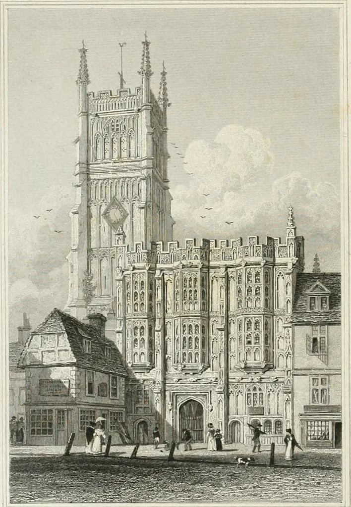 An illustration from Views of the most interesting collegiate and parochial churches in Great Britain; including screens, fonts, monuments .., 1824, leaf 63