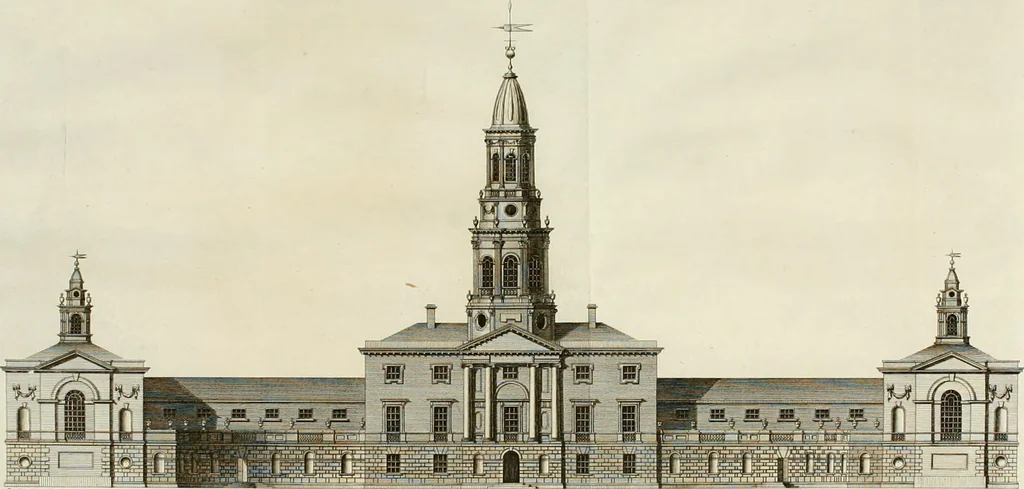 An illustration from Views of the most remarkable public buildings, monuments and other edifices in the city of Dublin, 1780, leaf 120