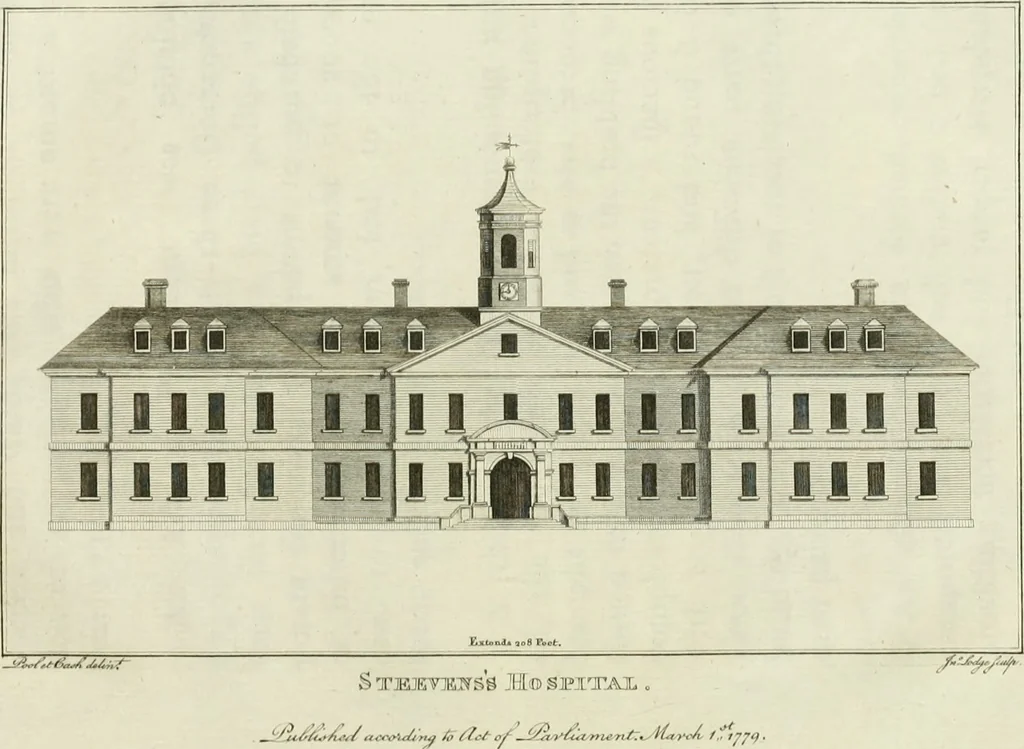 An illustration from Views of the most remarkable public buildings, monuments and other edifices in the city of Dublin, 1780, leaf 128