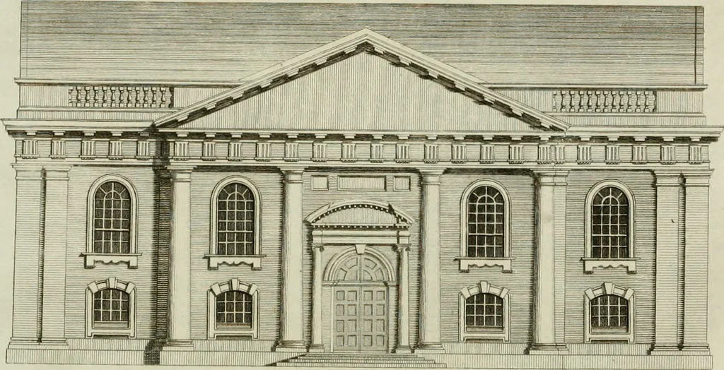 An illustration from Views of the most remarkable public buildings, monuments and other edifices in the city of Dublin, 1780, leaf 159