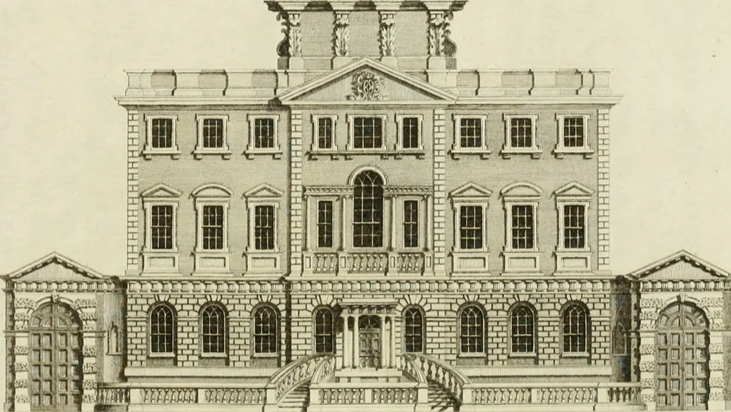 An illustration from Views of the most remarkable public buildings, monuments and other edifices in the city of Dublin, 1780, leaf 190