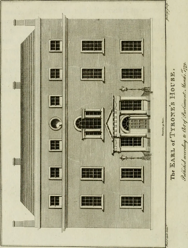 An illustration from Views of the most remarkable public buildings, monuments and other edifices in the city of Dublin, 1780, leaf 199