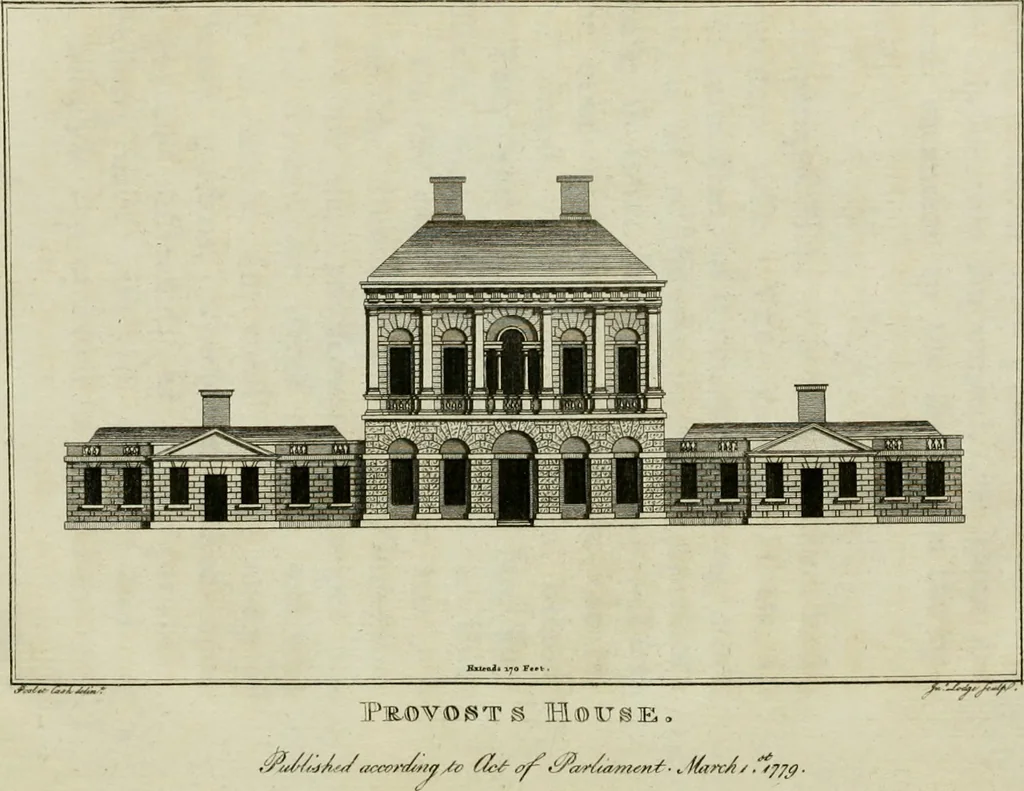 An illustration from Views of the most remarkable public buildings, monuments and other edifices in the city of Dublin, 1780, leaf 81