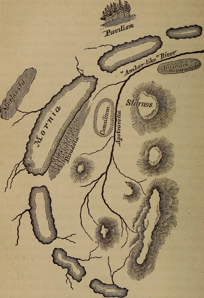 An illustration from Views of our heavenly home : a sequel to a Stellar key to the summer-land, 1878, leaf 205