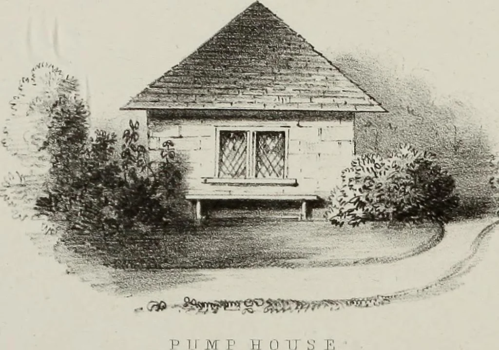 An illustration from Views : with ground plans of the Highland cottages at Roxbury (near Boston), 1845, leaf 40