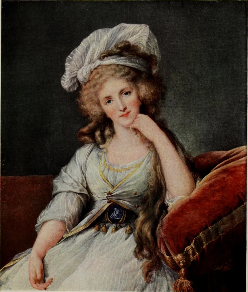 An illustration from Vigée-Lebrun, 1755-1842 : her life, works, and friendships : with a catalogue raisonné of the artist's pictures, 1915, leaf 11