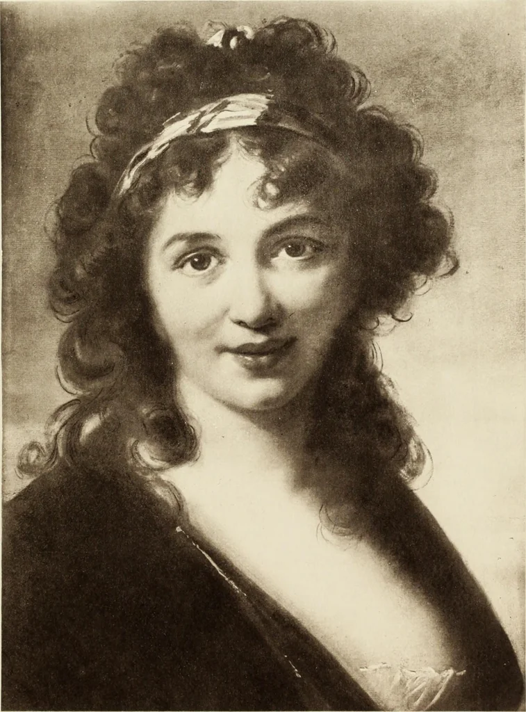 An illustration from Vigée-Lebrun, 1755-1842 : her life, works, and friendships : with a catalogue raisonné of the artist's pictures, 1915, leaf 358