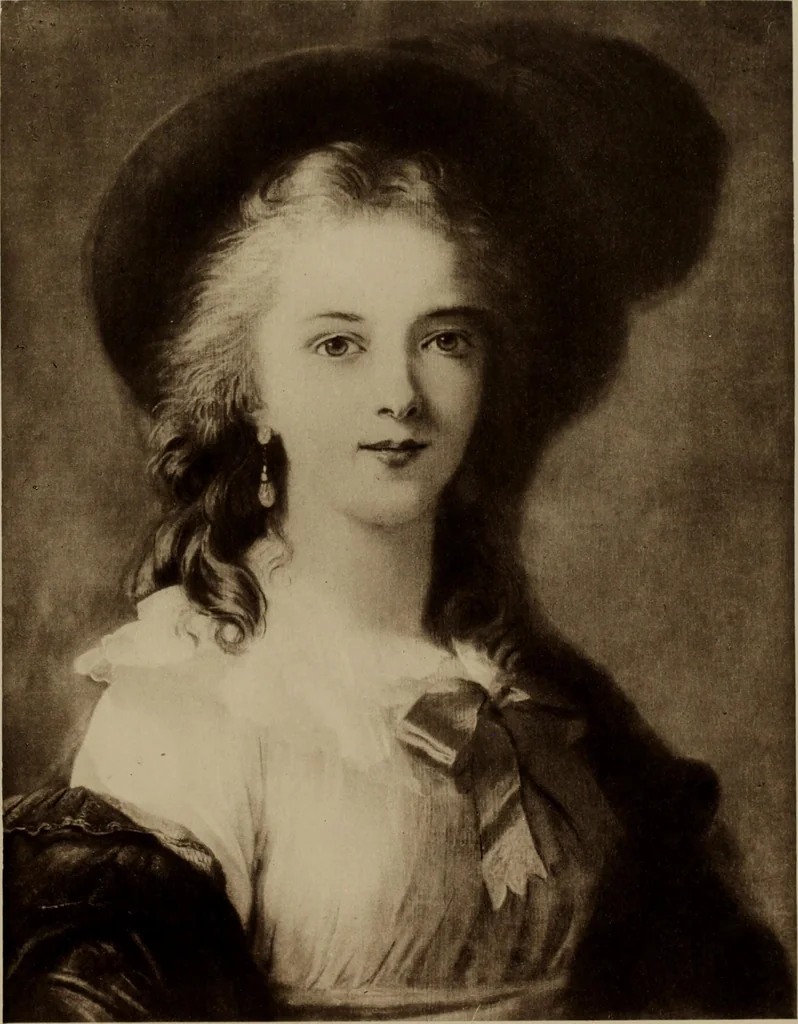 An illustration from Vigée-Lebrun, 1755-1842 : her life, works, and friendships : with a catalogue raisonné of the artist's pictures, 1915, leaf 36