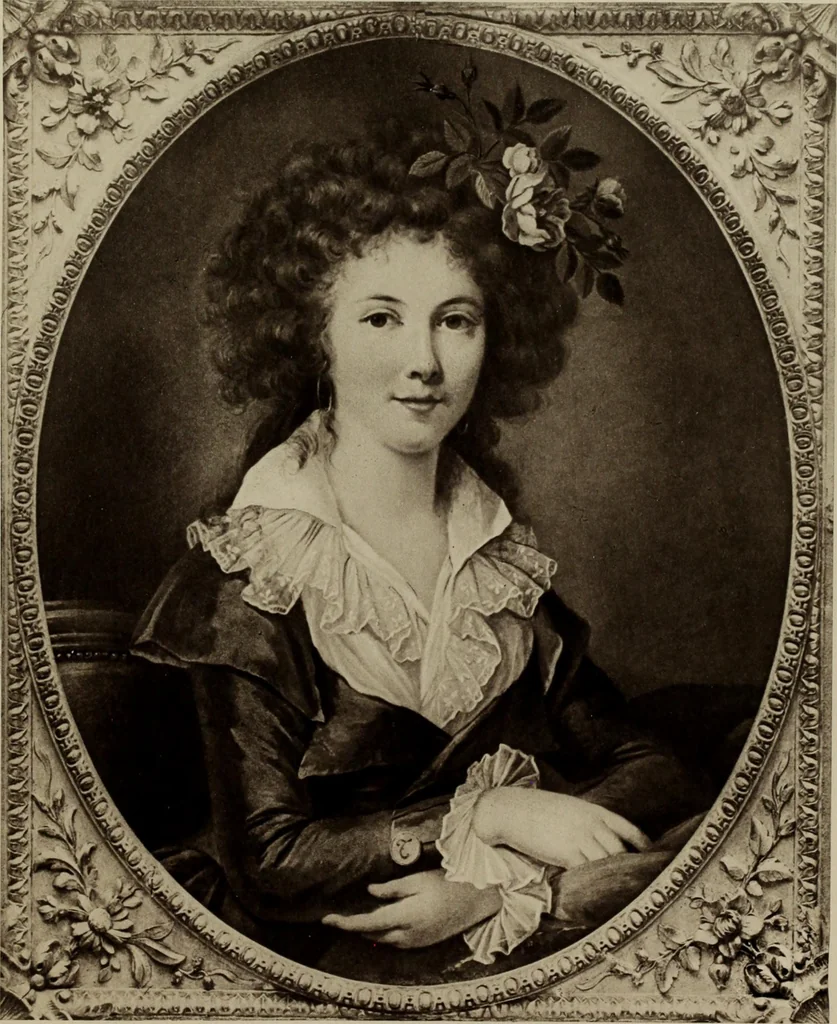 An illustration from Vigée-Lebrun, 1755-1842 : her life, works, and friendships : with a catalogue raisonné of the artist's pictures, 1915, leaf 52