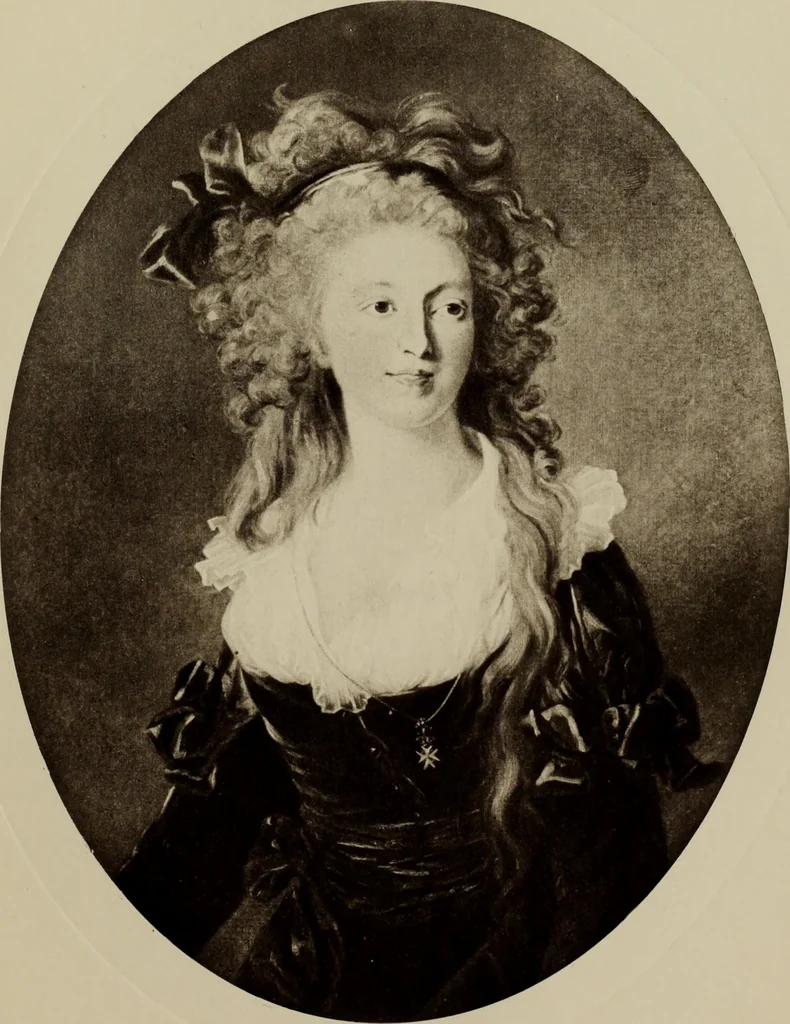 An illustration from Vigée-Lebrun, 1755-1842 : her life, works, and friendships : with a catalogue raisonné of the artist's pictures, 1915, leaf 56