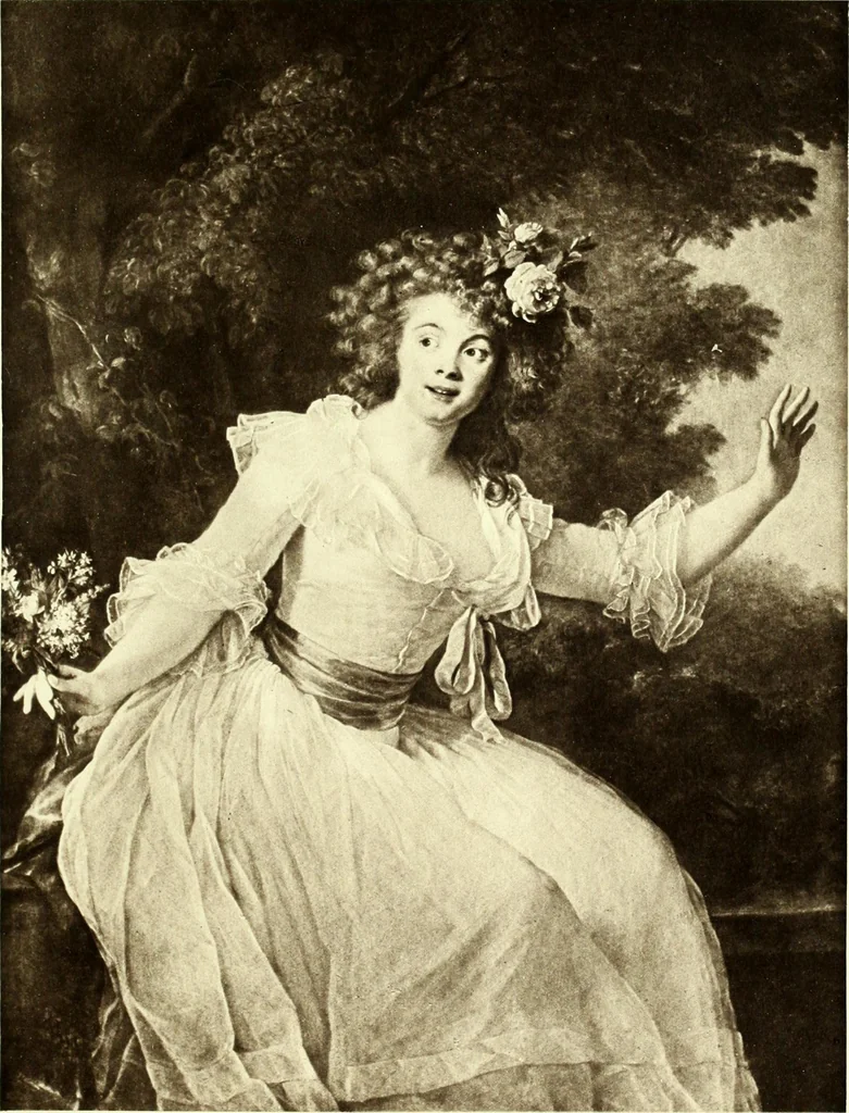 An illustration from Vigée-Lebrun, 1755-1842 : her life, works, and friendships : with a catalogue raisonné of the artist's pictures, 1915, leaf 146