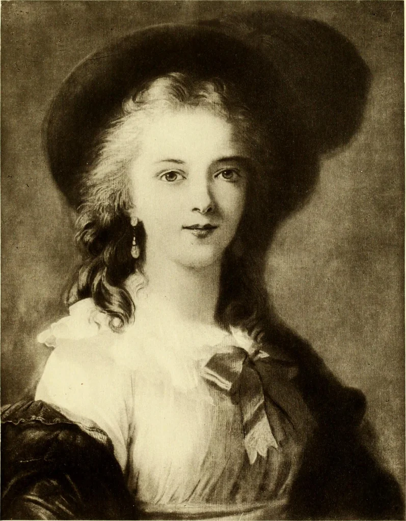 An illustration from Vigée-Lebrun, 1755-1842 : her life, works, and friendships : with a catalogue raisonné of the artist's pictures, 1915, leaf 36