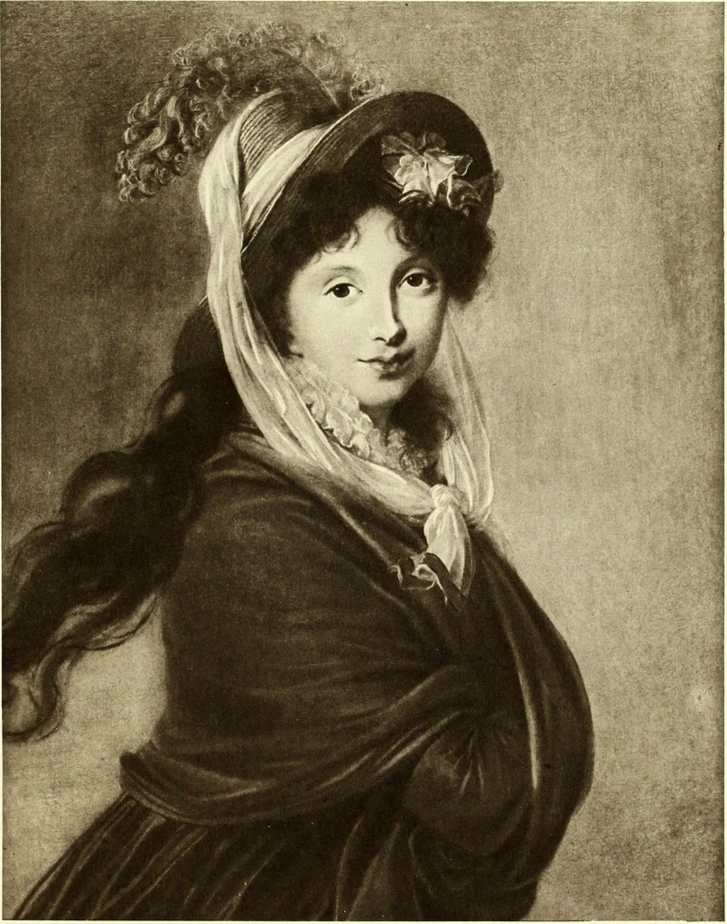 An illustration from Vigée-Lebrun, 1755-1842 : her life, works, and friendships : with a catalogue raisonné of the artist's pictures, 1915, leaf 378