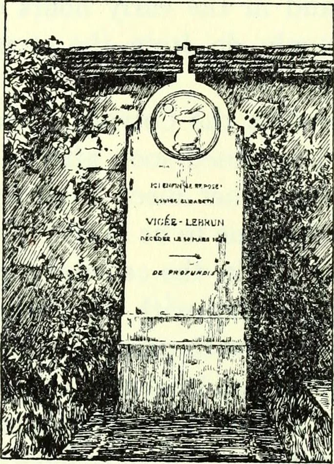 An illustration from Vigée-Lebrun, 1755-1842 : her life, works, and friendships : with a catalogue raisonné of the artist's pictures, 1915, leaf 389