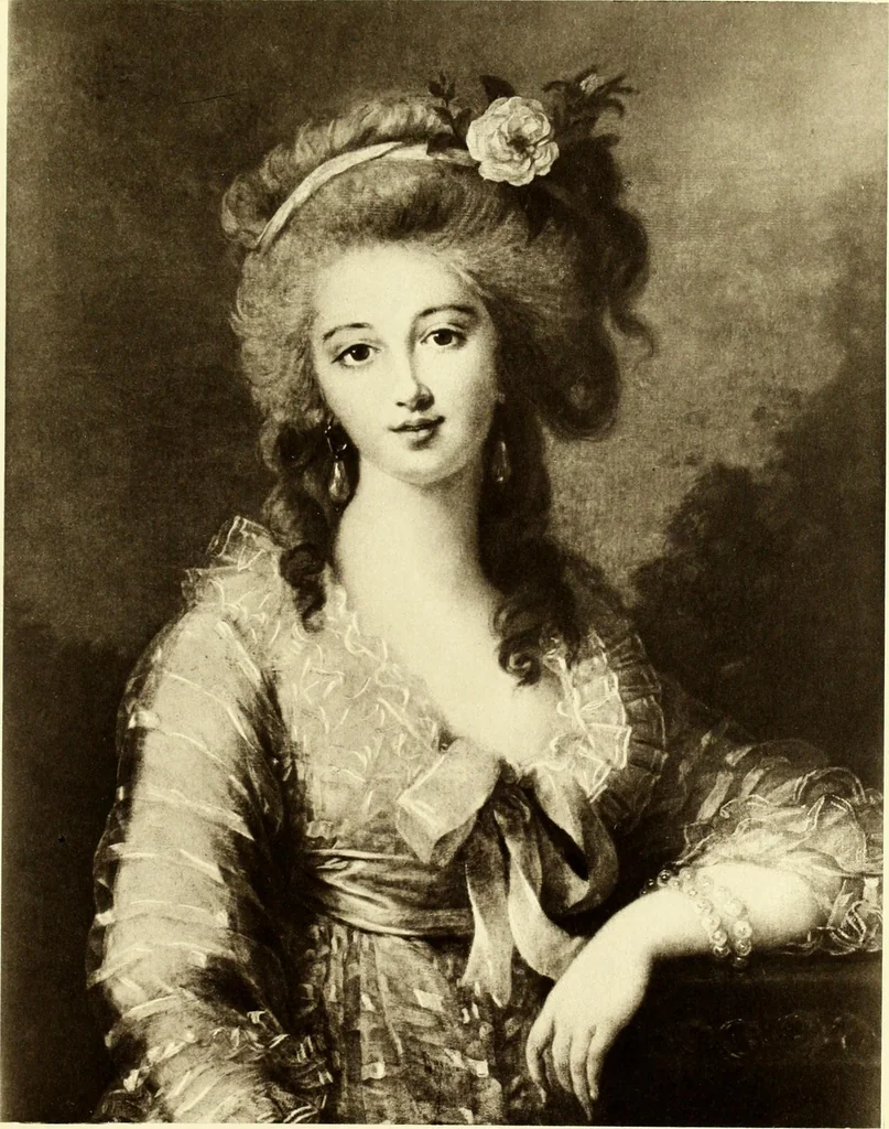 An illustration from Vigée-Lebrun, 1755-1842 : her life, works, and friendships : with a catalogue raisonné of the artist's pictures, 1915, leaf 394