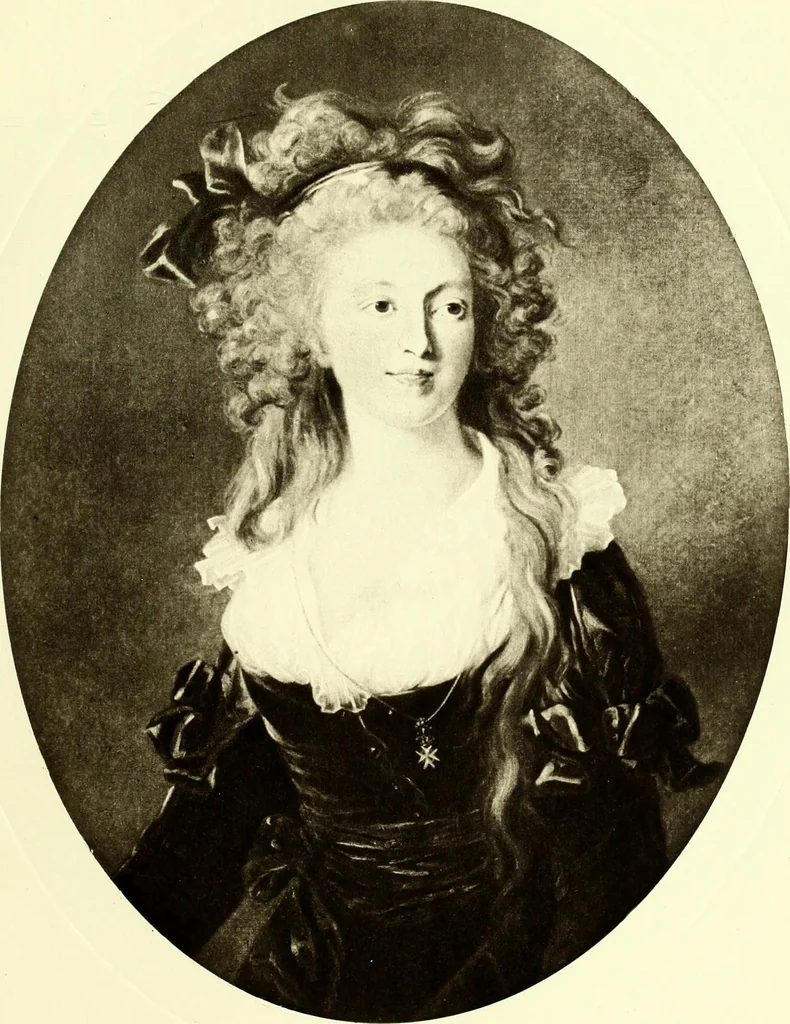 An illustration from Vigée-Lebrun, 1755-1842 : her life, works, and friendships : with a catalogue raisonné of the artist's pictures, 1915, leaf 56