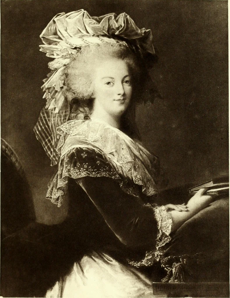 An illustration from Vigée-Lebrun, 1755-1842 : her life, works, and friendships : with a catalogue raisonné of the artist's pictures, 1915, leaf 90