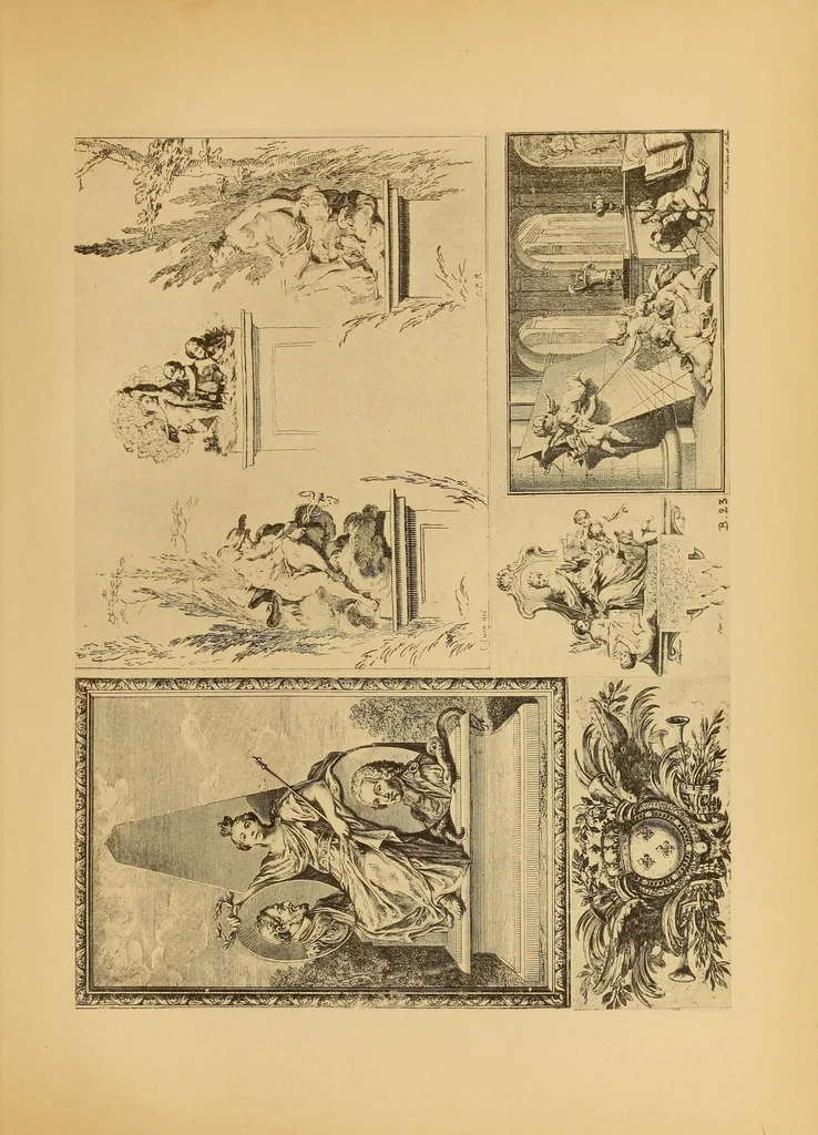 An illustration from Vignettes du XVIIéme siècle et du XVIIIéme siècle, 1900, leaf 119
