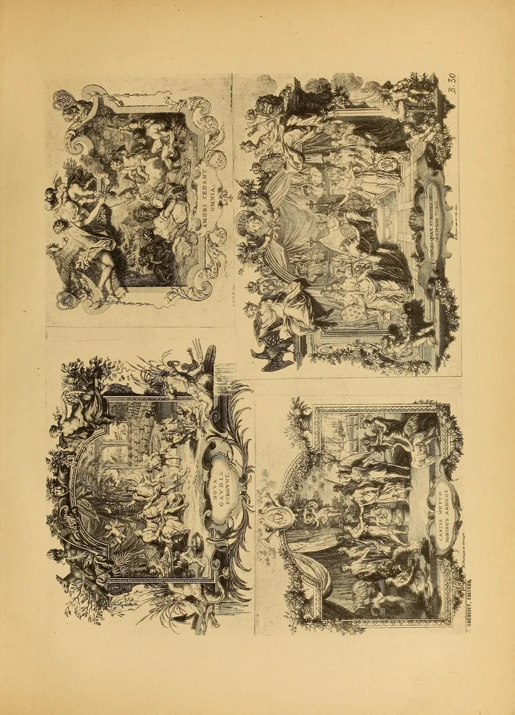 An illustration from Vignettes du XVIIéme siècle et du XVIIIéme siècle, 1900, leaf 133