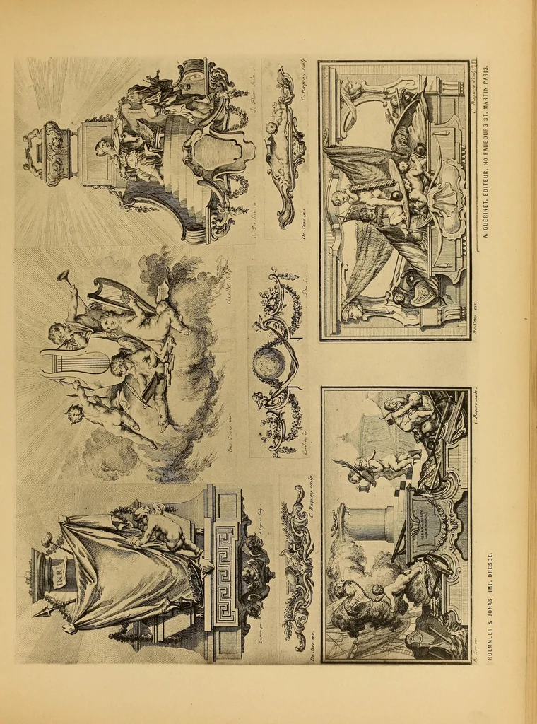 An illustration from Vignettes du XVIIéme siècle et du XVIIIéme siècle, 1900, leaf 25