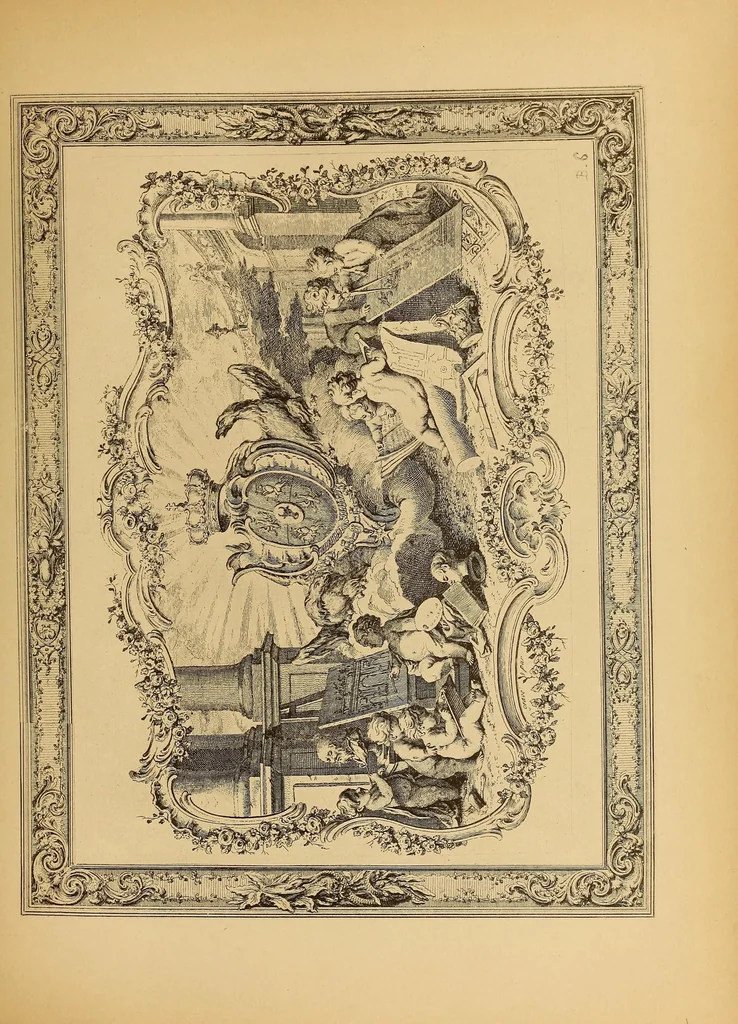 An illustration from Vignettes du XVIIéme siècle et du XVIIIéme siècle, 1900, leaf 85