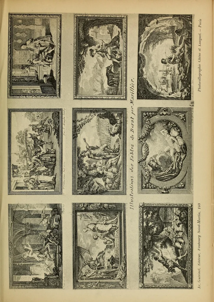 An illustration from Vignettes du XVIIIeme siècle, 1900, leaf 101