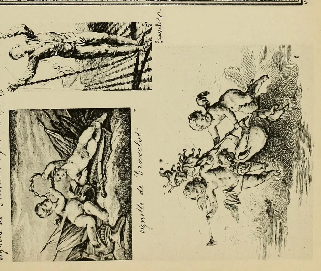An illustration from Vignettes du XVIIIeme siècle, 1900, leaf 35