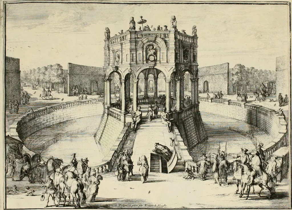 An illustration from Villa Angiana, vulgo het Perc van Anguien, 1685, leaf 15