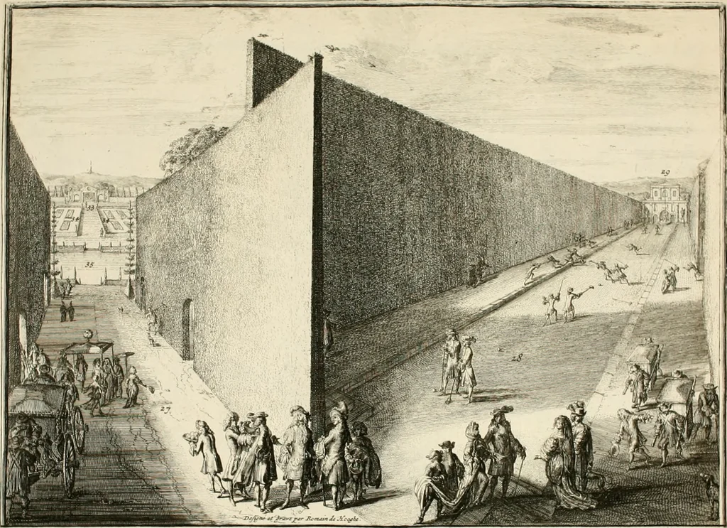 An illustration from Villa Angiana, vulgo het Perc van Anguien, 1685, leaf 24
