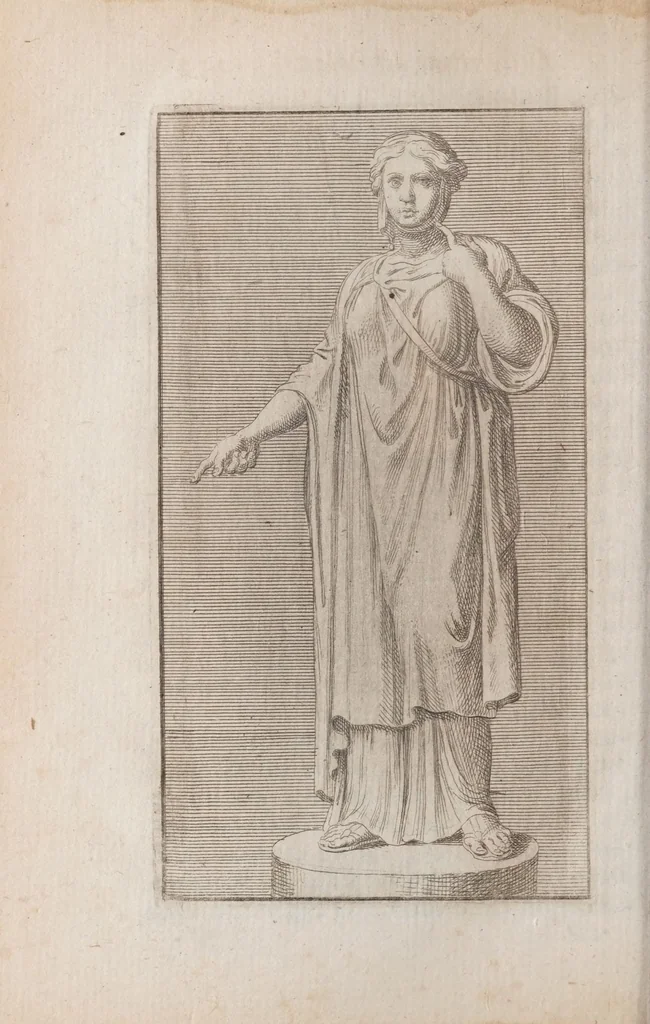 An illustration from Villa Borghese fvori di Porta Pinciana : con l'ornamenti che si osseruano nel di lei palazzo e con le figure delle statue più singolare : all'illustriss. ... d. Gio:Battista Borghese., 1700, leaf 262