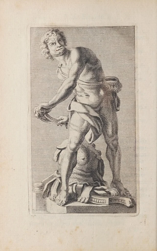 An illustration from Villa Borghese fvori di Porta Pinciana : con l'ornamenti che si osseruano nel di lei palazzo e con le figure delle statue più singolare : all'illustriss. ... d. Gio:Battista Borghese., 1700, leaf 308