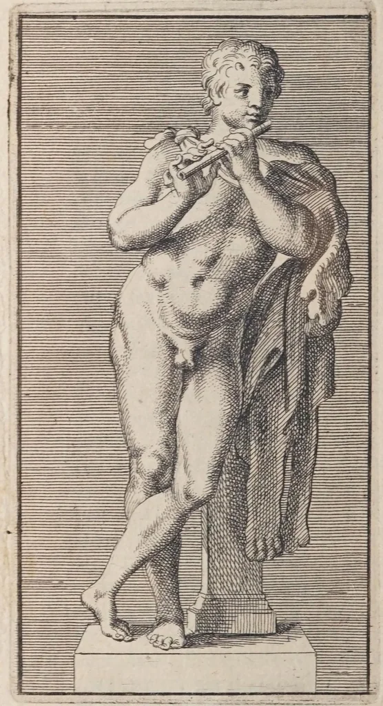 An illustration from Villa Borghese fvori di Porta Pinciana : con l'ornamenti che si osseruano nel di lei palazzo e con le figure delle statue più singolare : all'illustriss. ... d. Gio:Battista Borghese., 1700, leaf 382