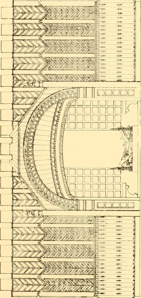 An illustration from Village architecture, being a series of picturesque designs for the inn, the schoolhouse, almshouses, markethouse, shambles, workhouse, parsonage, townhall, and church: forming a sequel to a work on rural architectue, 1837, leaf 82